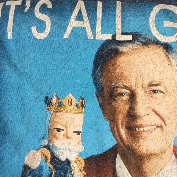 SOLD Mister Roger's Neighborhood It's All Good In The Hood T-Shirt Sz S - Picture 5 of 5